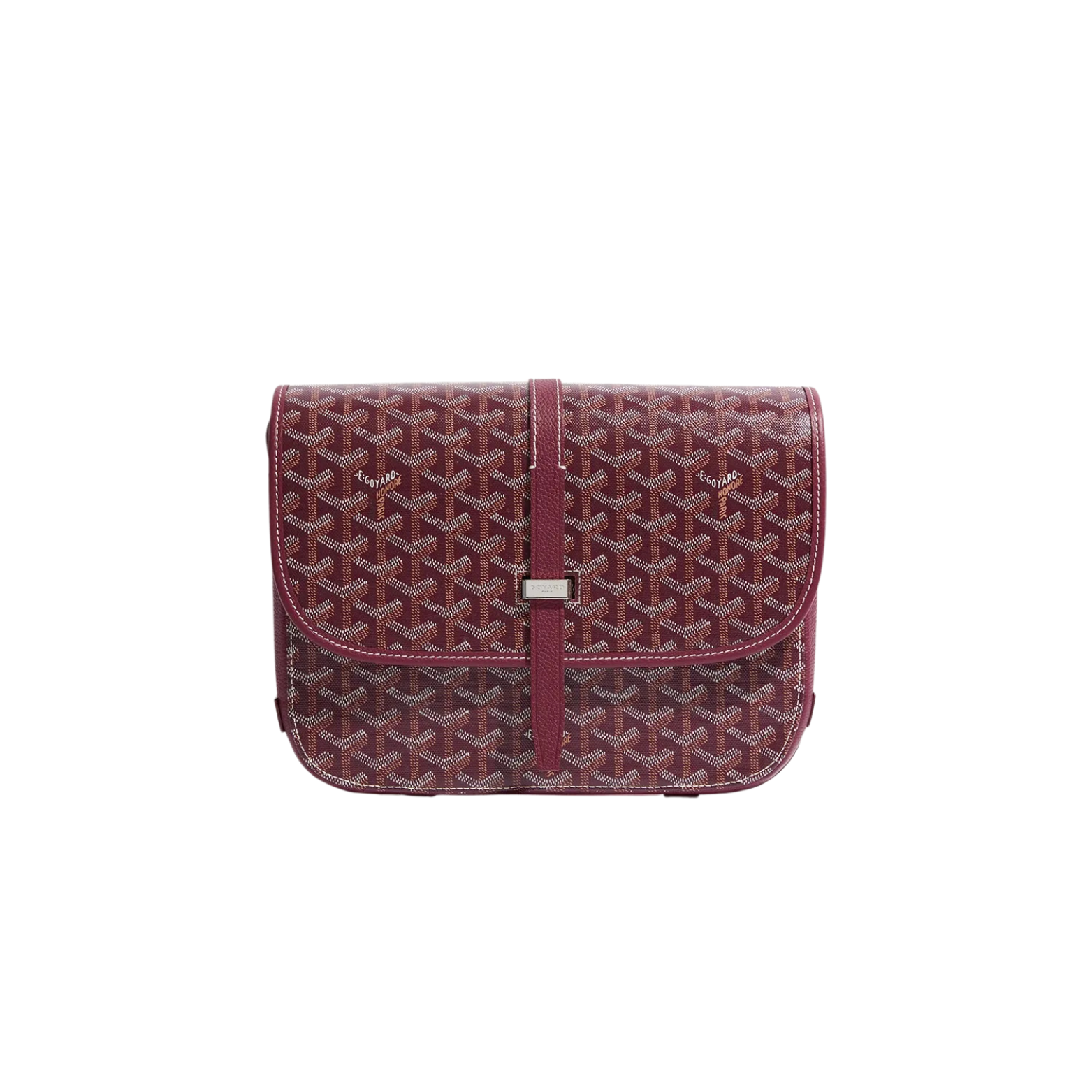 Goyard Belvedere MM Bag Wine Red