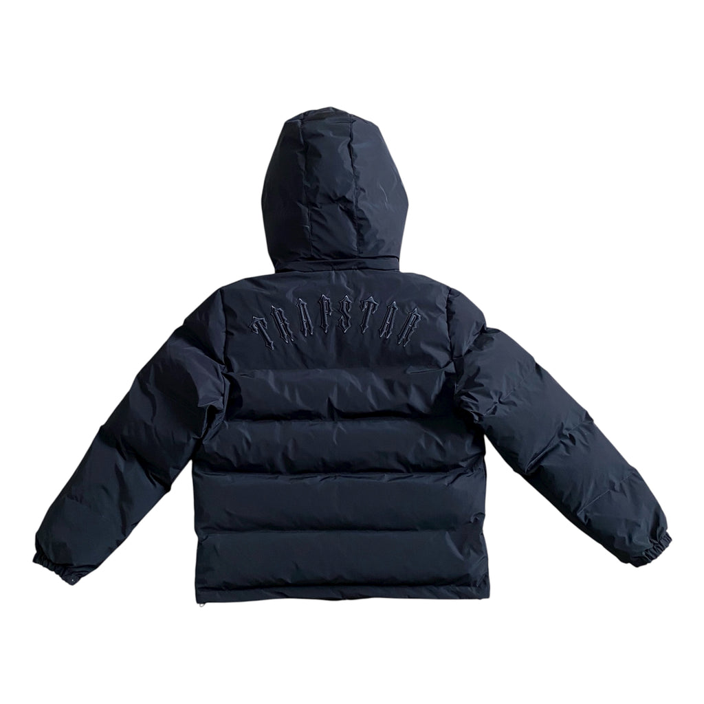 Trapstar Irongate Puffer Jacket Black on Black