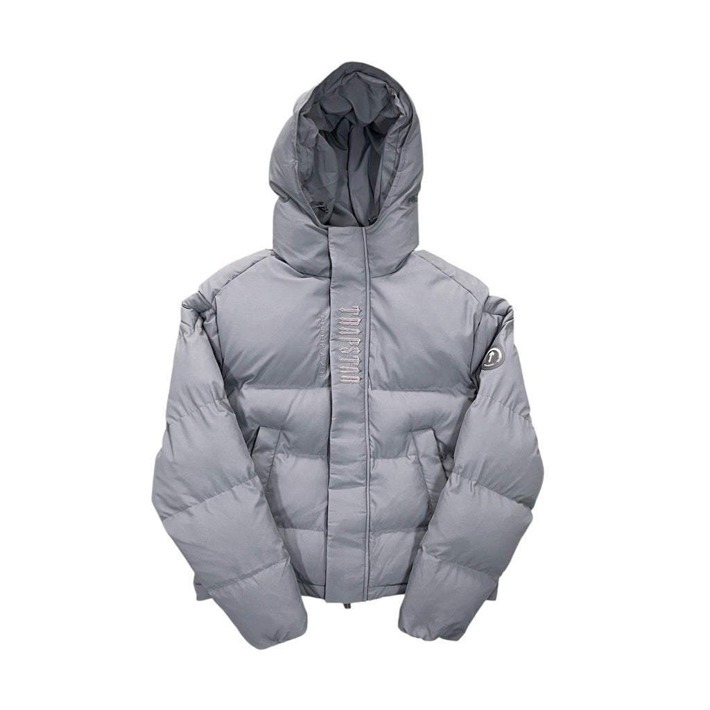 Trapstar Decoded Puffer Jacket Grey