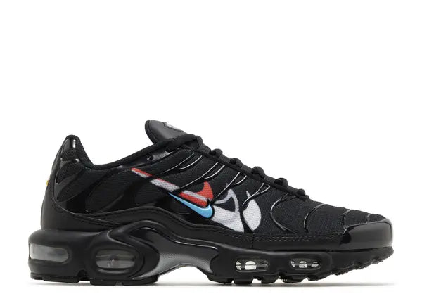 Nike Air Max Plus 'Multi Swoosh - Black Bright Crimson'