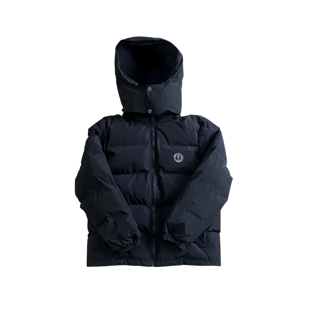 Trapstar Irongate Puffer Jacket Black on Black