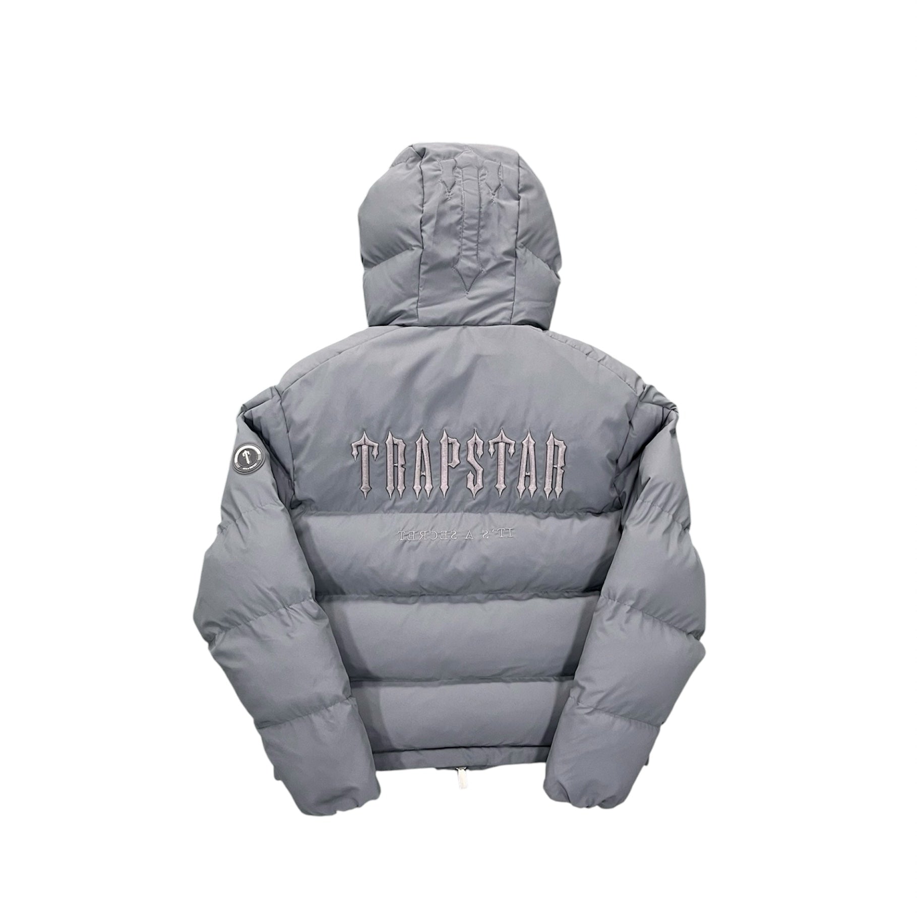 Trapstar Decoded Puffer Jacket Grey