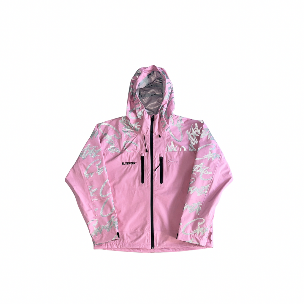 Corteiz Elitework Reflecting Jacket Pink