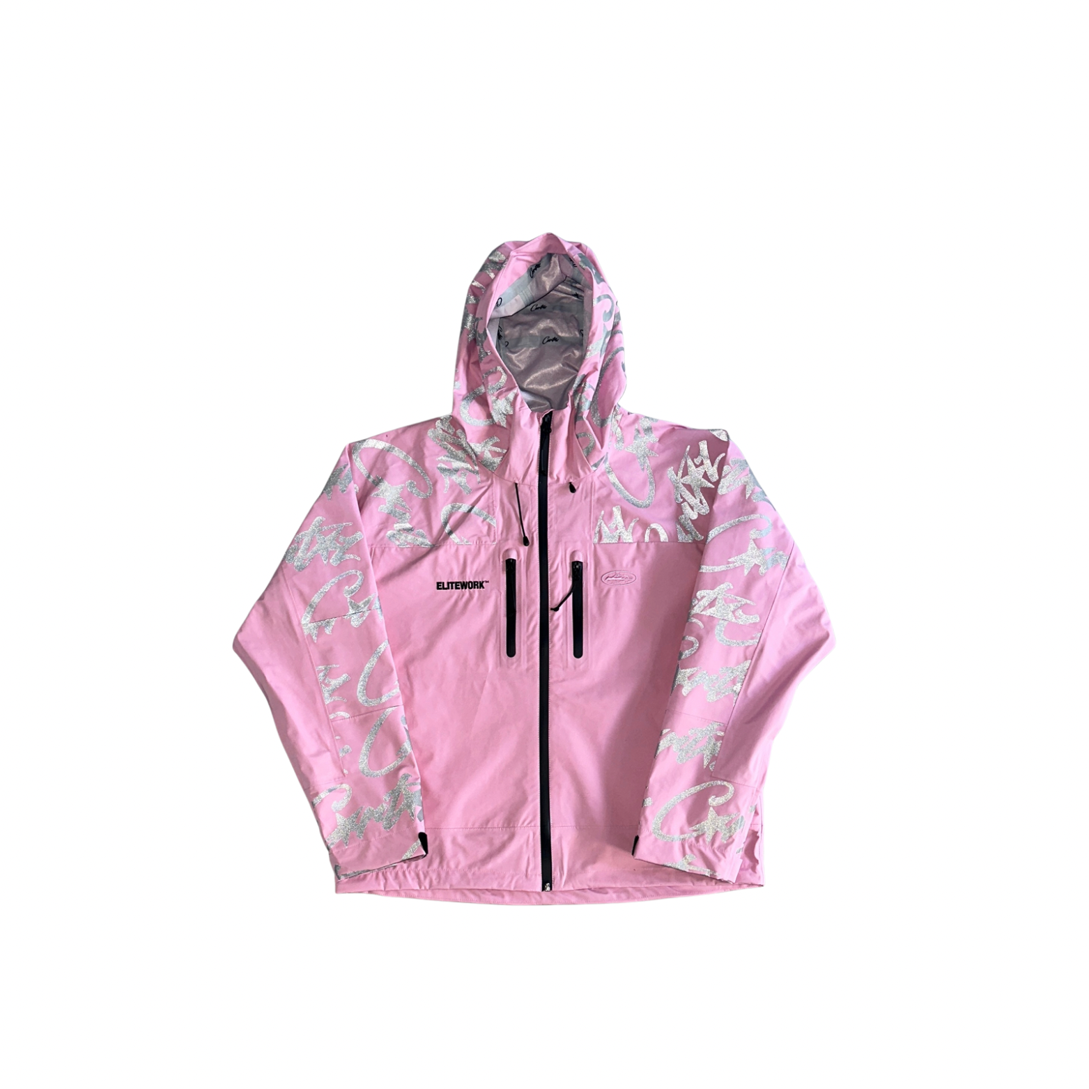 Corteiz Elitework Reflecting Jacket Pink