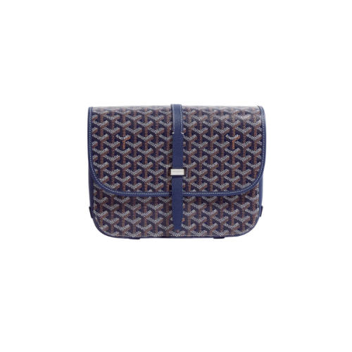 Goyard Belvedere MM Bag Navy Blue