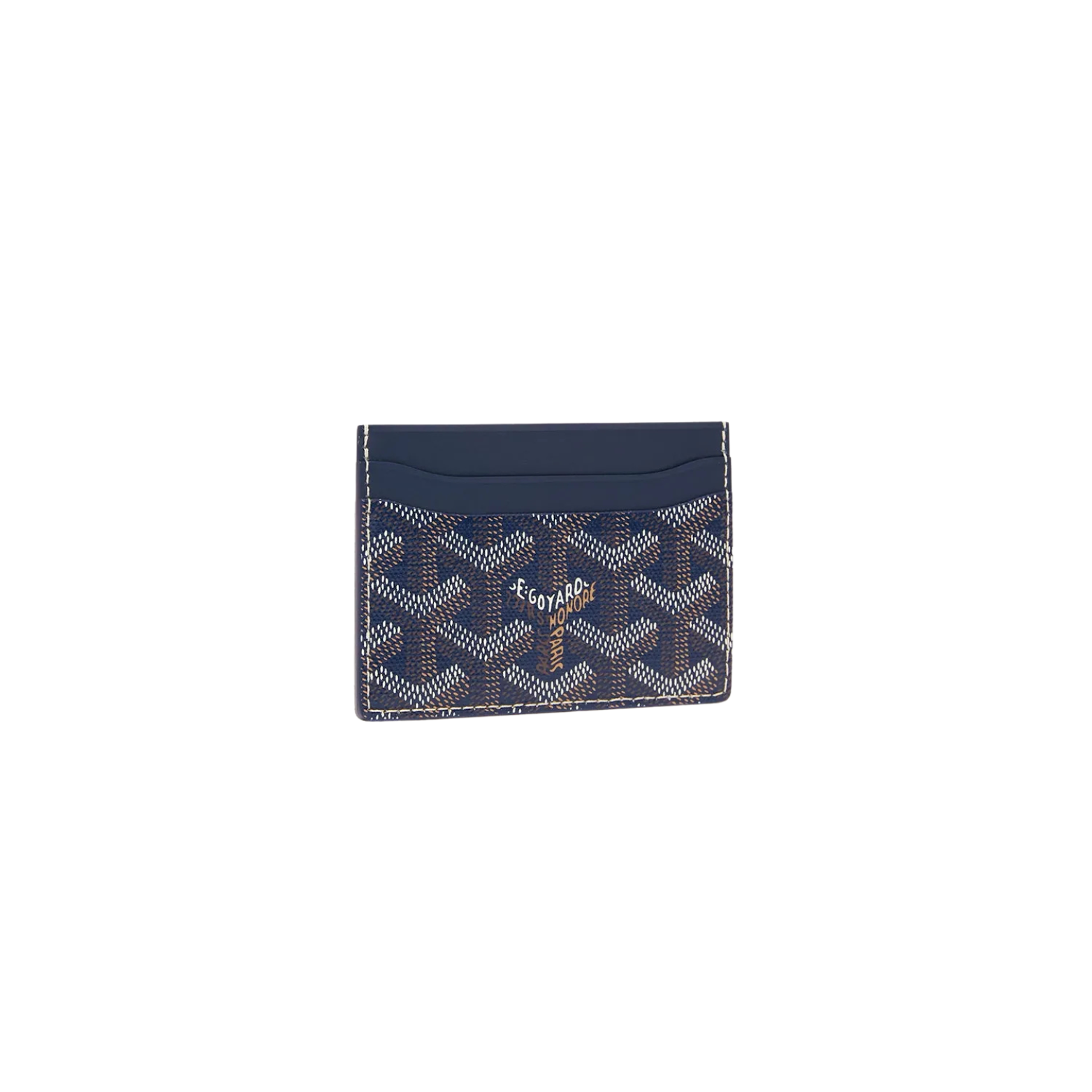 Goyard Saint-Sulpice Card Wallet Navy Blue