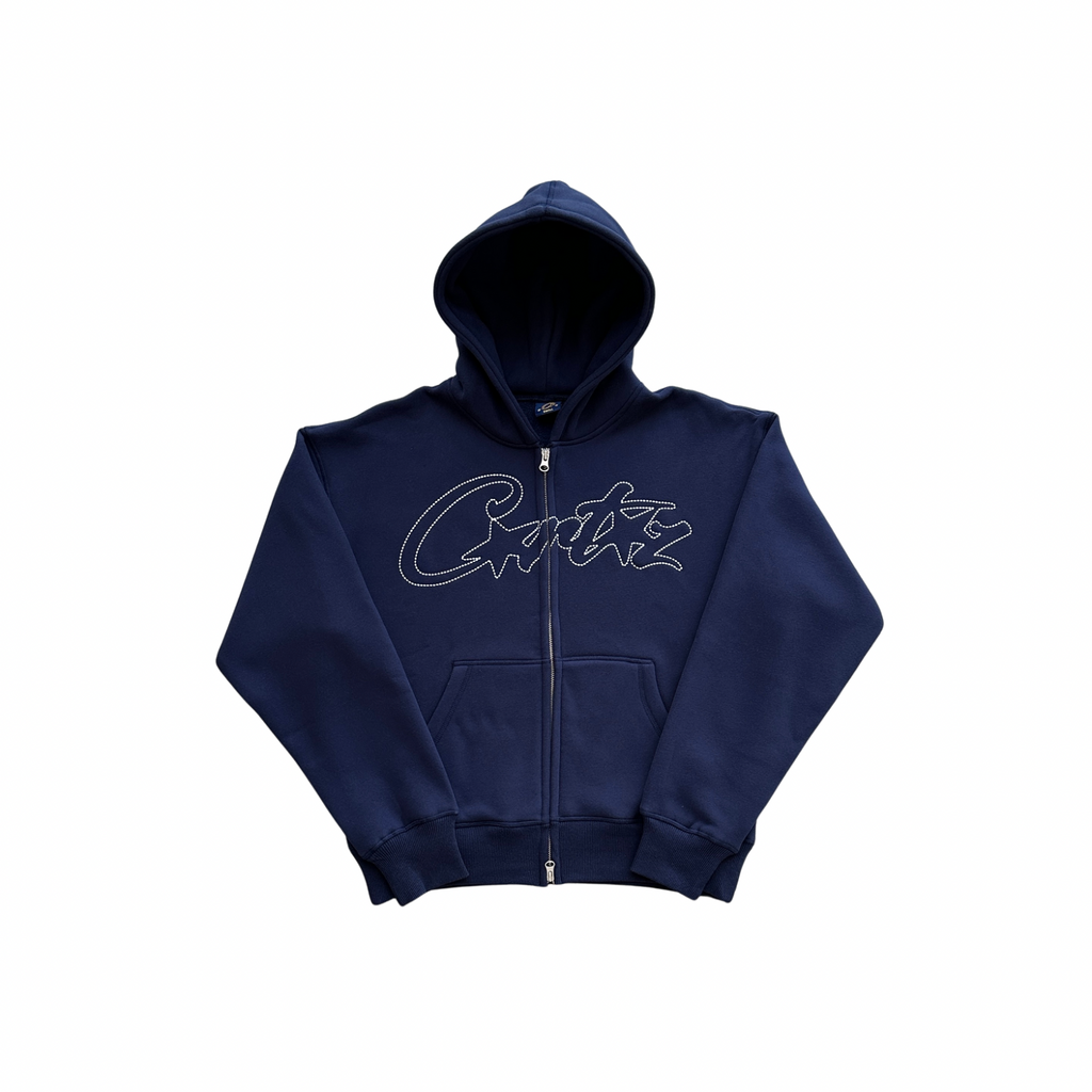 Corteiz Thick Stitch Allstarz Tracksuit Navy Blue